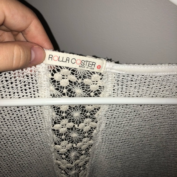 Off white colored cardigan! - Picture 4 of 6